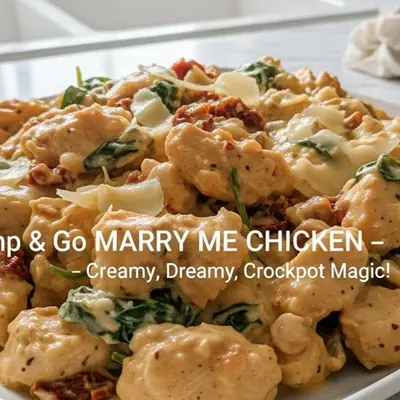 The Ultimate Dump & Go Marry Me Chicken: Creamy Crockpot Magic!