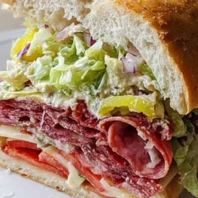 The Ultimate Italian Grinder Salad Sandwich You'll Crave!