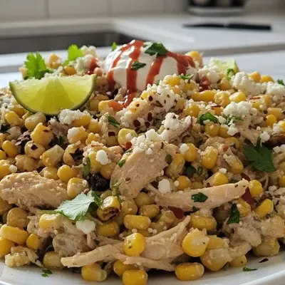 The Ultimate Slow Cooker Street Corn Chicken – So Easy, So Flavorful!