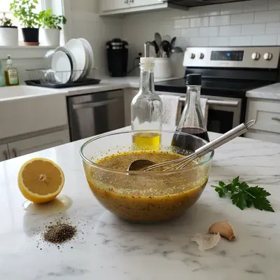 Zesty Vinaigrette Dressing: My Simple Lemon-Herb Twist