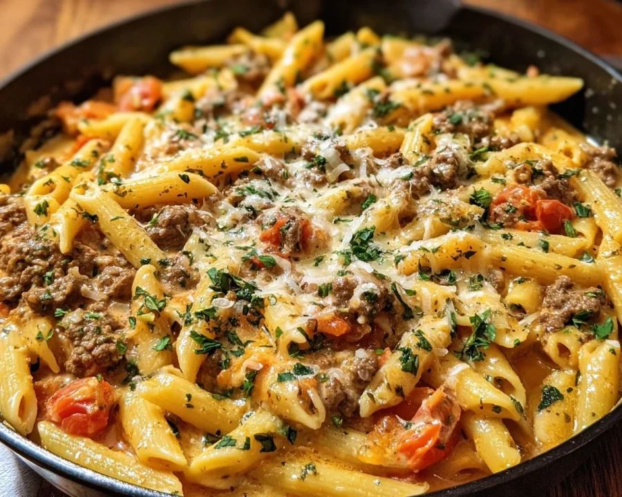 Creamy Beef Pasta: Hearty Weeknight Dinner