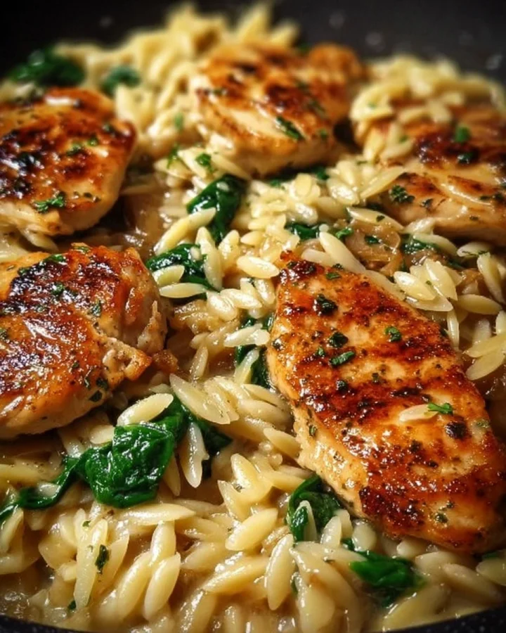Creamy Chicken Orzo: An Easy Weeknight Dinner