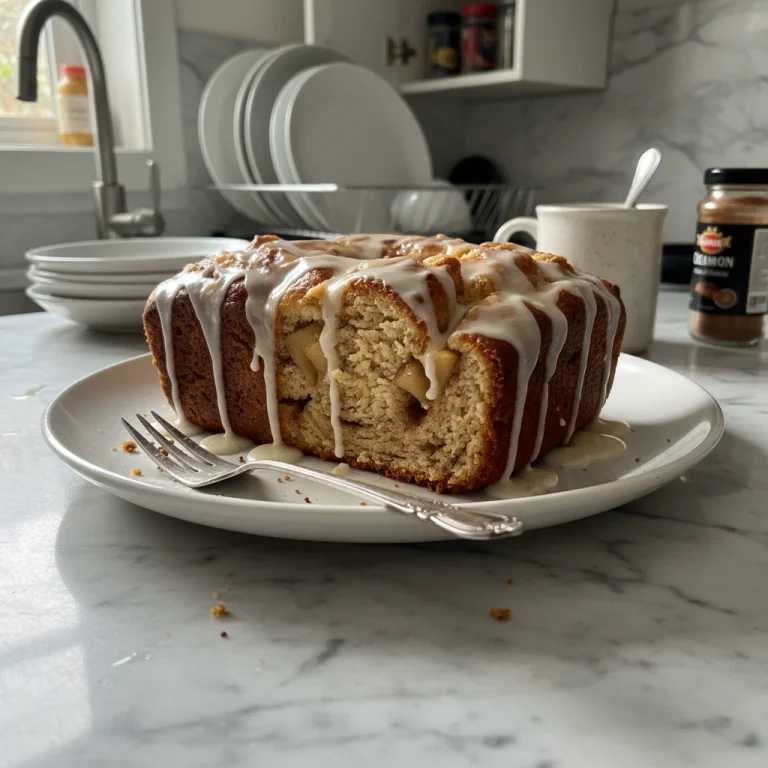 Glazed Cinnamon Apple Bread: A Rustic Loaf