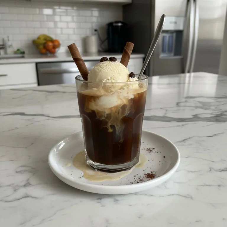 Creamy Coffee With Ice Cream: My Afternoon Treat