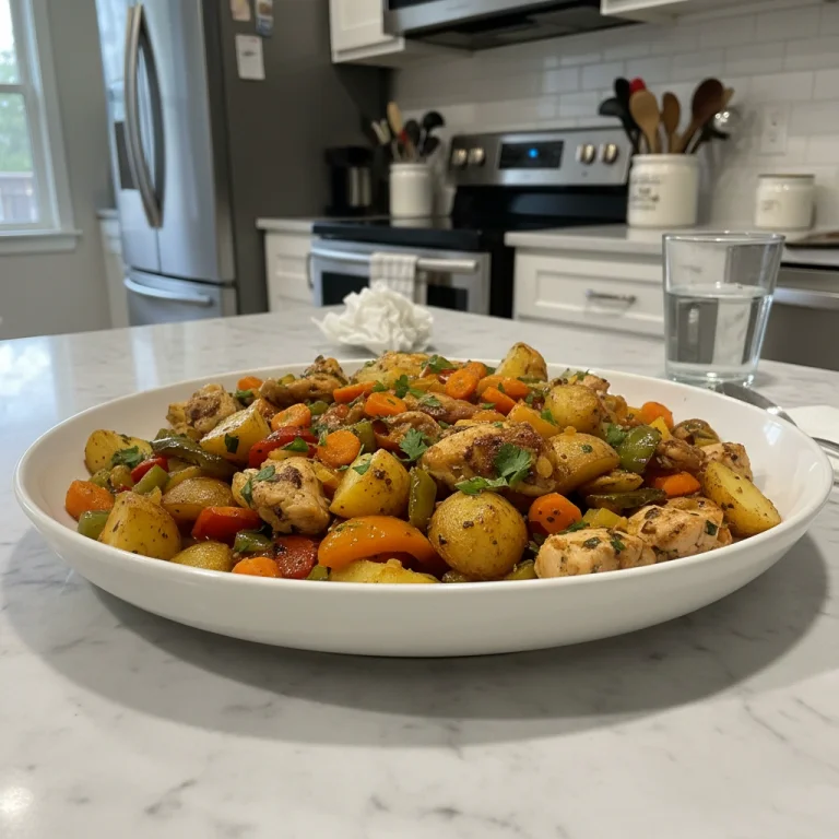 Quick One-Dish Sausage Veggie Bake Weeknight