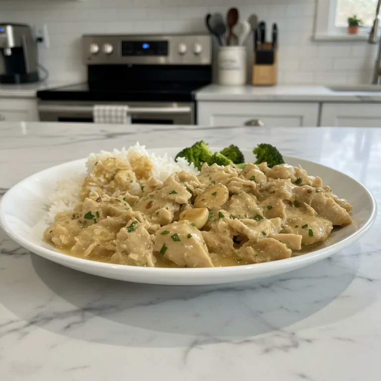 Crockpot Creamy Garlic Chicken: A Weeknight Hug