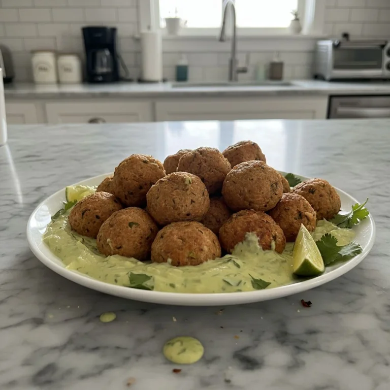 Baked Salmon Balls with Creamy Avocado: Fresh Flavors