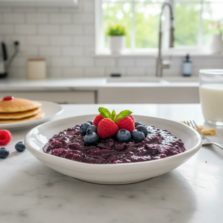 Fresh Berry Homemade Blueberry Sauce: A Simple Delight