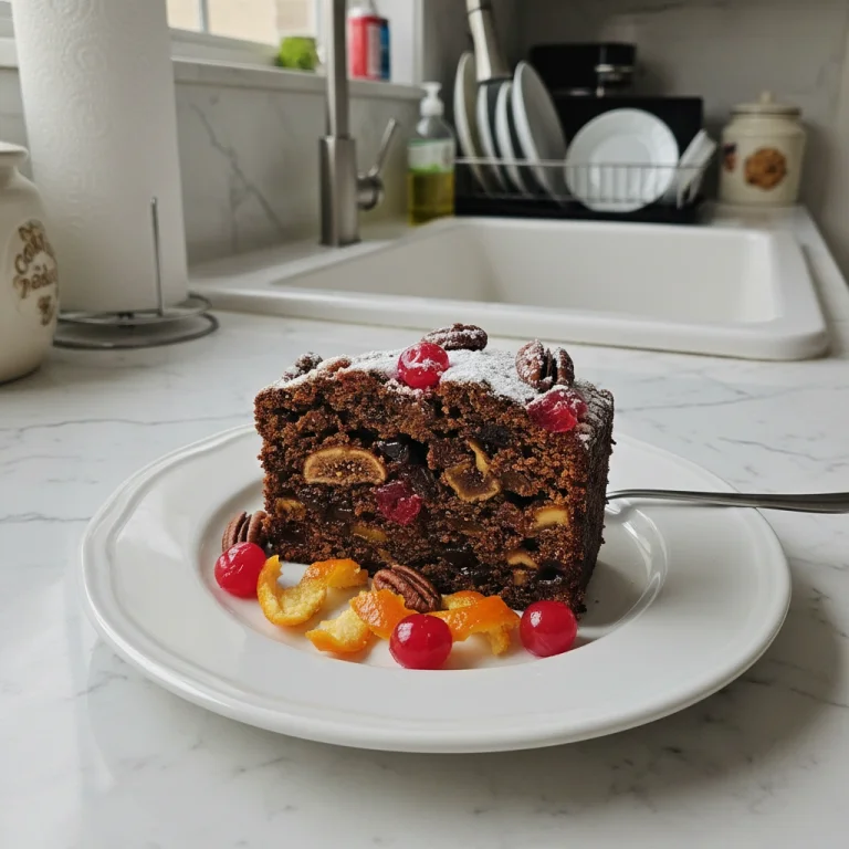 Classic Christmas Fruit Cake: Spiced, Soaked, & So Good