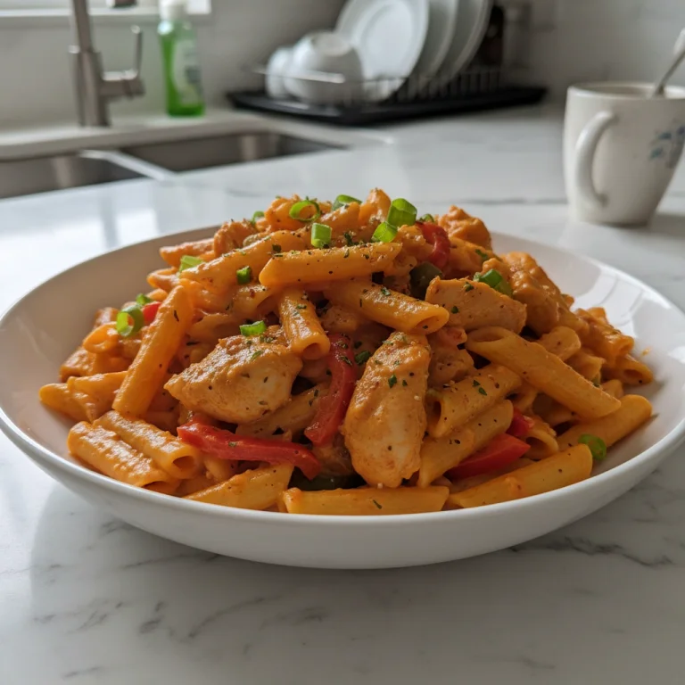 Quick Creamy Cajun Chicken Pasta Dinner