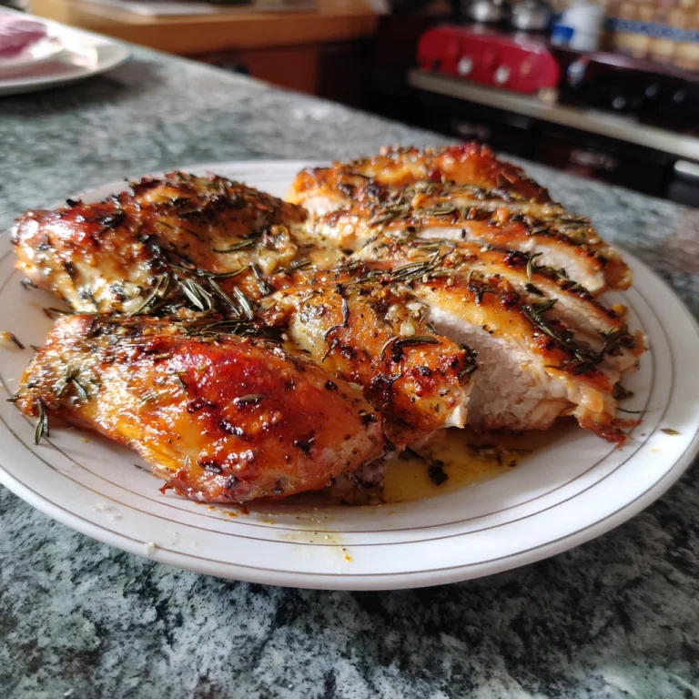 Spatchcock Turkey Garlic Butter: Crispy Holiday Roast