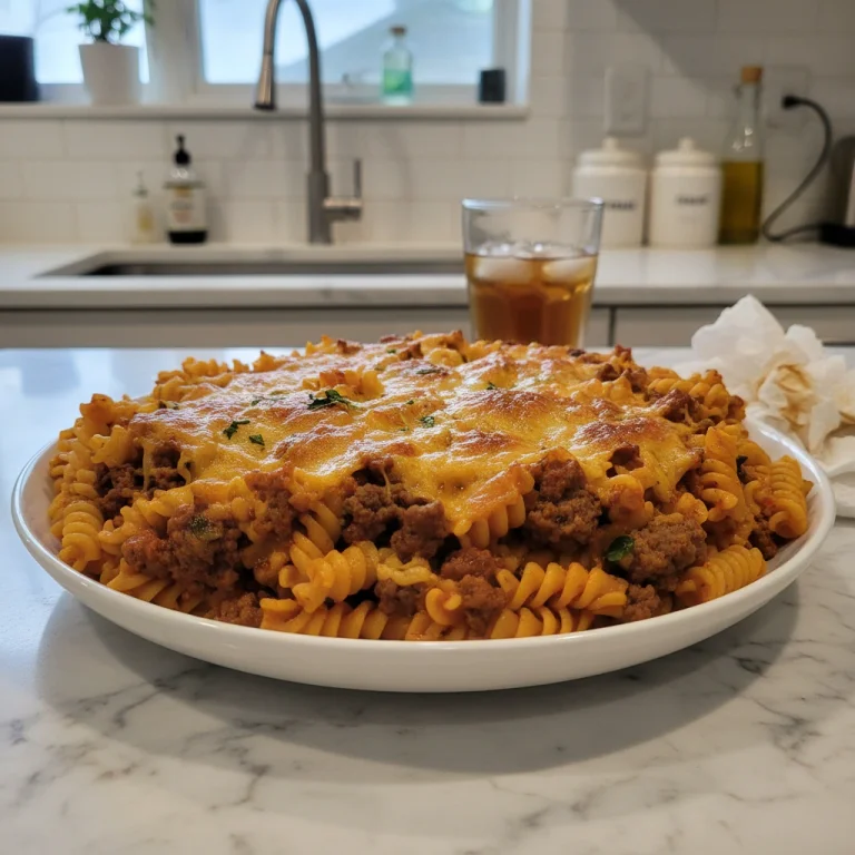 Homestyle Hamburger Pasta Casserole: Easy Weeknight Dinner