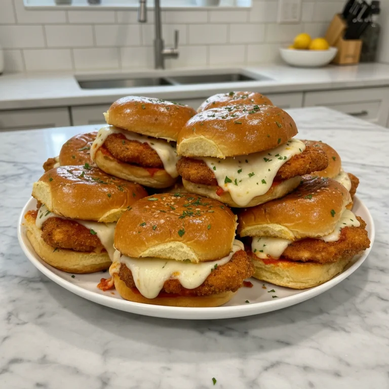 Garlic Butter Chicken Parmesan Sliders: Easy Weeknight Bites