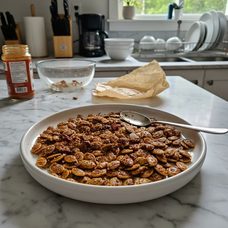 Spicy Baked Pumpkin Seeds: My Zesty Autumn Crunch