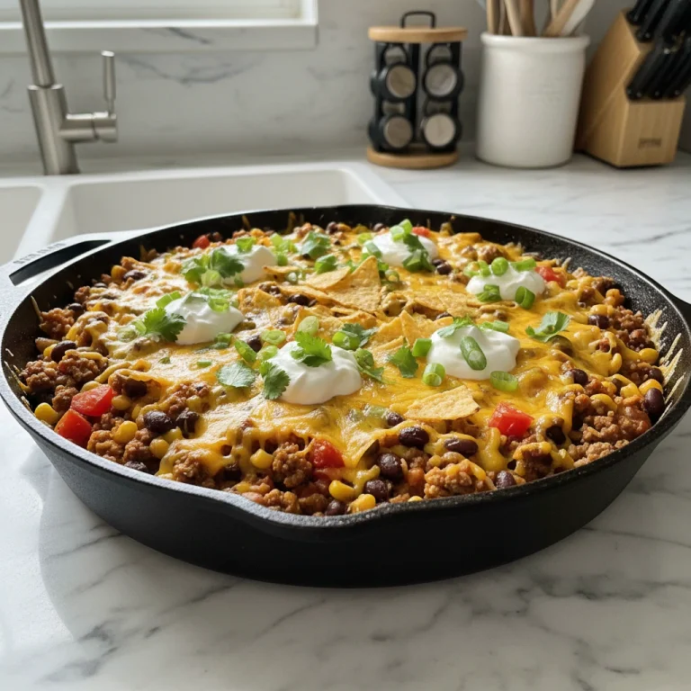 Quick Cheesy Taco Rice Skillet: My Weeknight Win