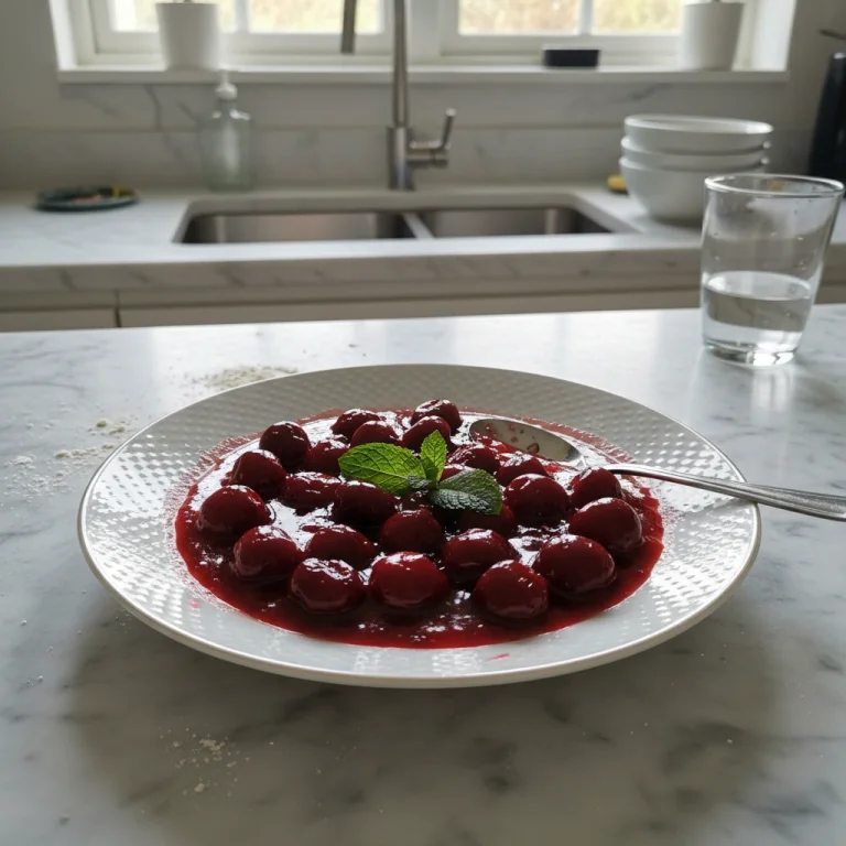 Tangy Fresh Cherry Sauce: Simple Summer Spoonfuls