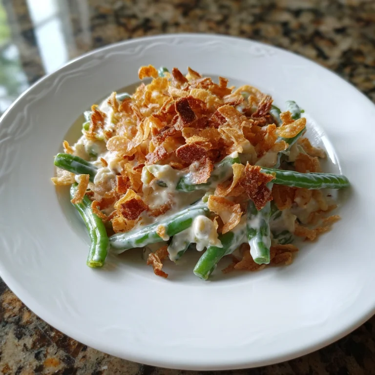Rich Creamy Holiday Green Bean Casserole: Simple Bake