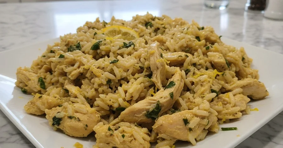 Effortless & Delicious Slow Cooker Lemon Herb Chicken and Rice
