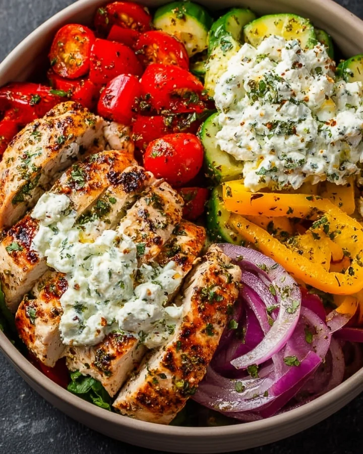 Flavorful Greek Chicken Bowls for Meal Prep