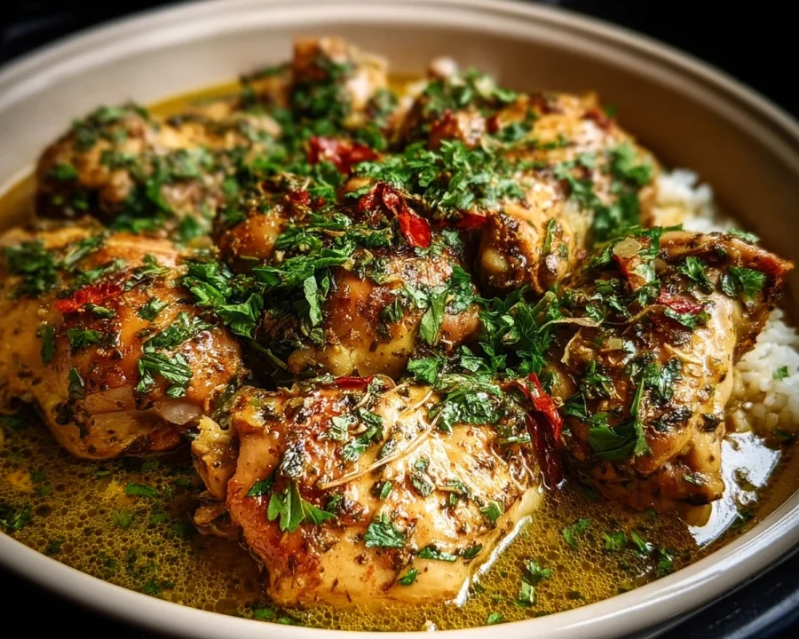 Slow Cooker Garlic Butter Chicken: Easy Dinner Recipe