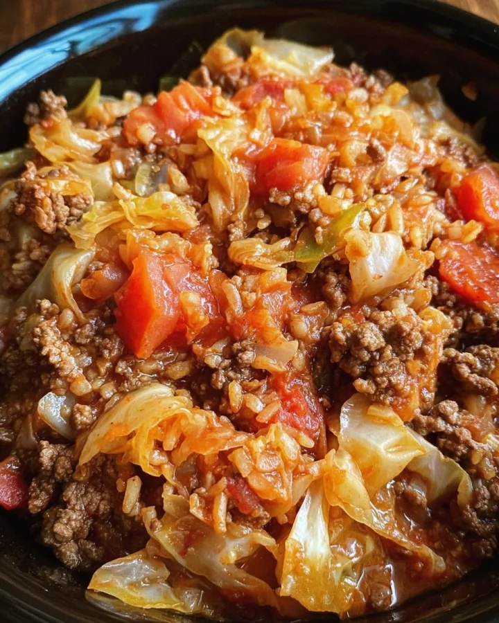 Slow Cooker Unstuffed Cabbage Rolls: Easy Comfort Food