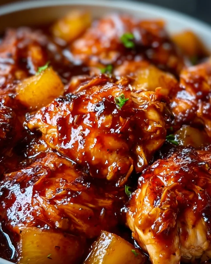 Sweet Hawaiian Crockpot Chicken