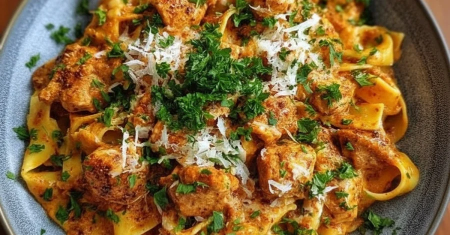 The Ultimate Cowboy Butter Chicken Pasta You'll Crave!