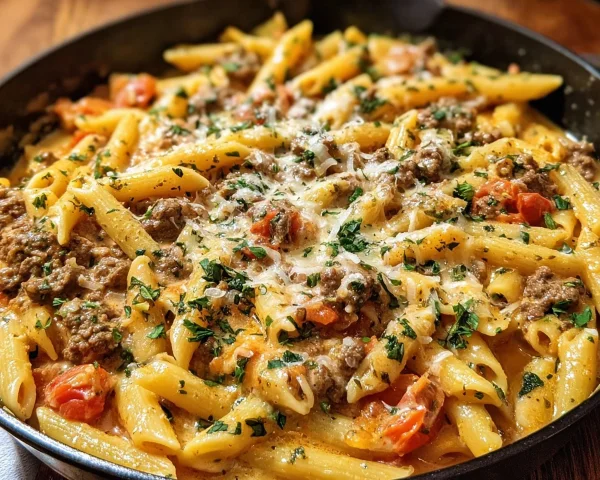 Creamy Beef Pasta: Hearty Weeknight Dinner