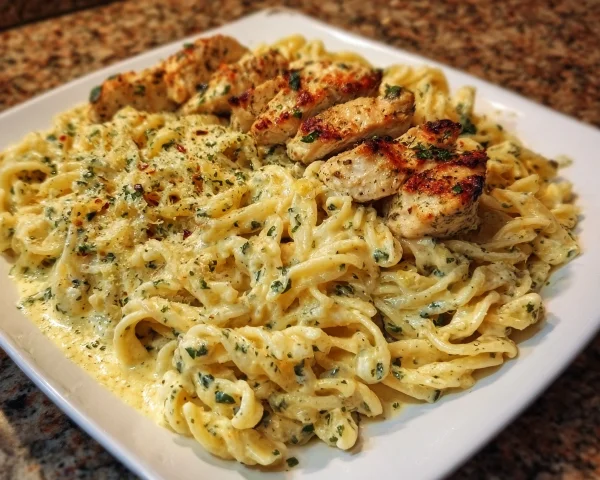 Creamy Garlic Parmesan Chicken Pasta (30-Minute)