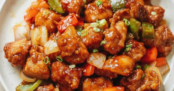 Crispy, Quick Air Fryer Sweet and Sour Chicken Delight