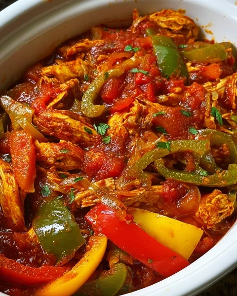 Crockpot Chicken Fajitas for Easy Weeknight Dinner