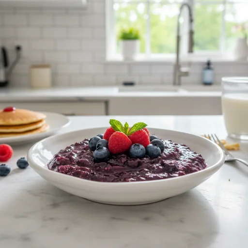 Fresh Berry Homemade Blueberry Sauce: A Simple Delight