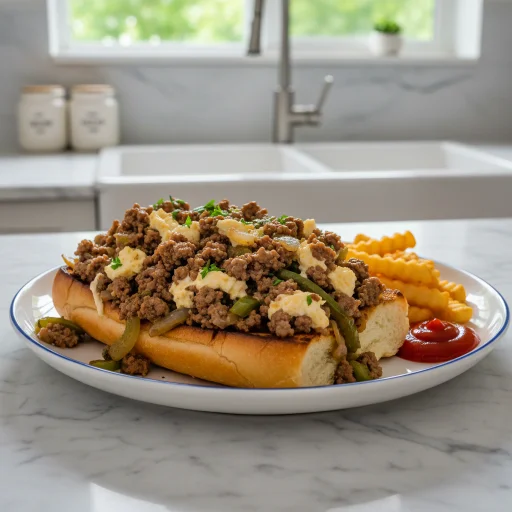 Easy Philly Cheesesteak Sloppy Joes: Skillet Comfort