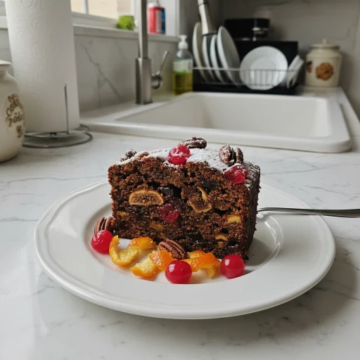 Classic Christmas Fruit Cake: Spiced, Soaked, & So Good