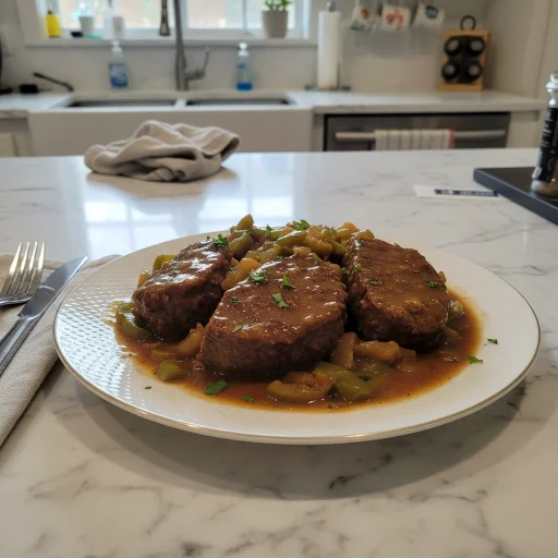 Tender Slow Cooker Swiss Steak in Savory Gravy