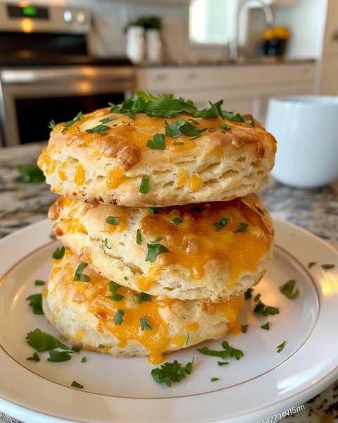 Green Chile Cheddar Biscuits