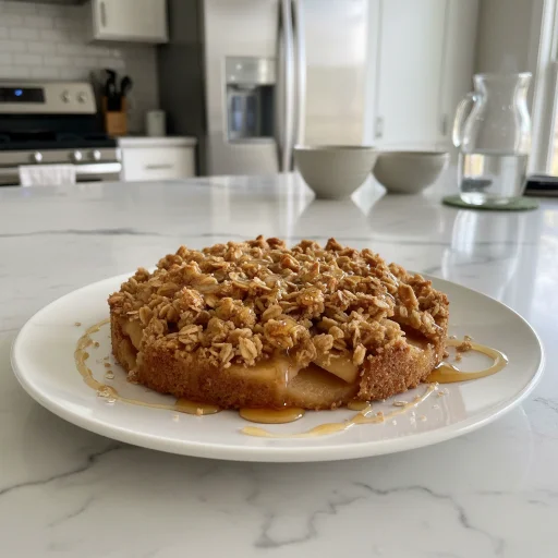Healthy Baked Apple Oat Crisp: A Sweet Morning Treat