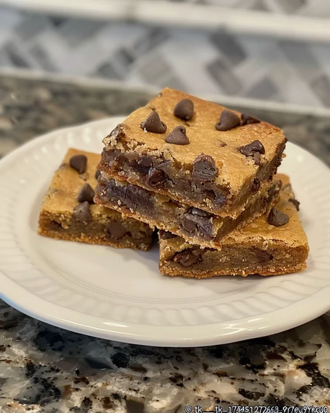 Lazy Chocolate Chip Cookie Bars Recipe