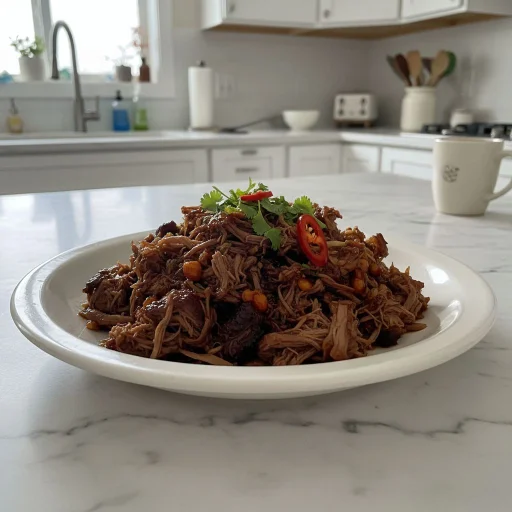 Tender Sweet Savory Caramelized Pulled Beef