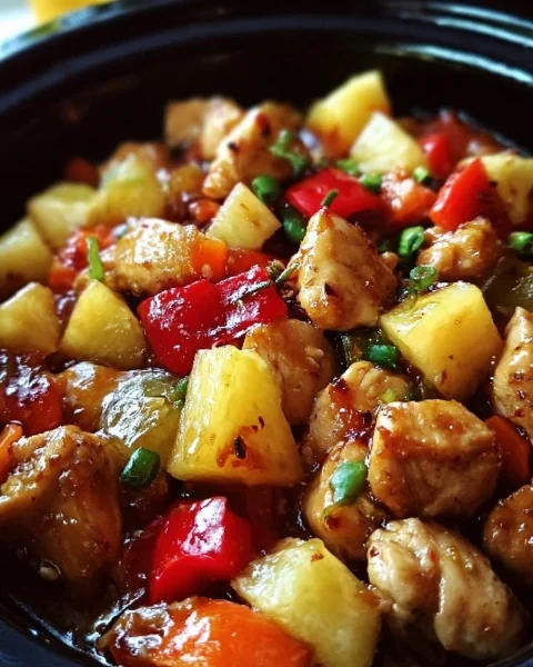 Effortless Tropical Hawaiian Crock-Pot Chicken