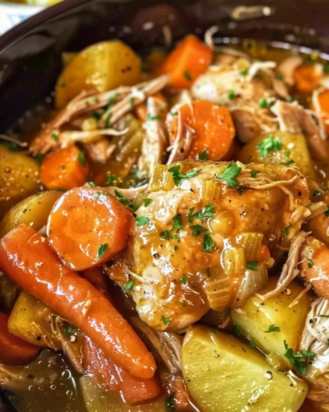 Hearty Crockpot Chicken Pot Roast: Simple Comfort Meal