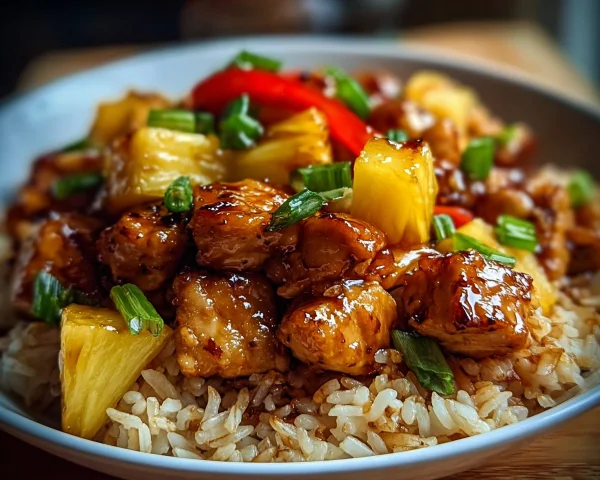Pineapple Chicken Rice: Sweet & Savory Dinner Recipe