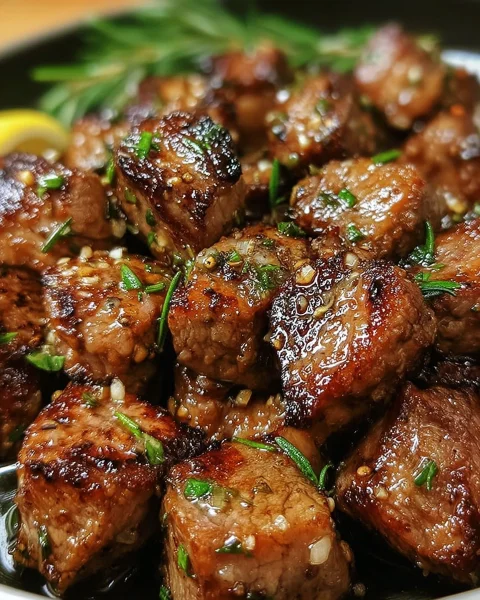 Savory Garlic Lamb Bites: Easy Dinner Flavor Explosion