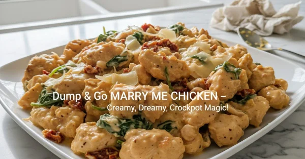 The Ultimate Dump & Go Marry Me Chicken: Creamy Crockpot Magic!