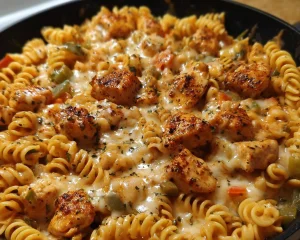 Cajun Chicken Rotini Skillet