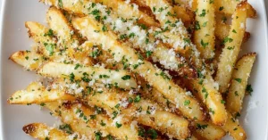 Air Fryer Garlic Parmesan Fries