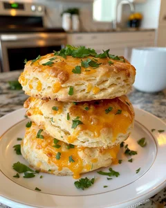Green Chile Cheddar Biscuits