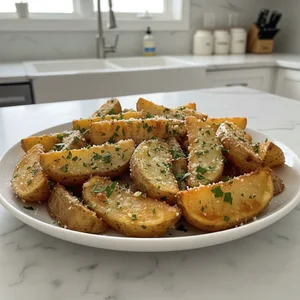 Garlic Parmesan Potato Wedges